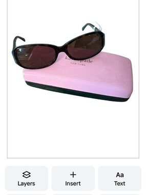 kate spade Paxton Woman’s Sunglasses with Hard Case